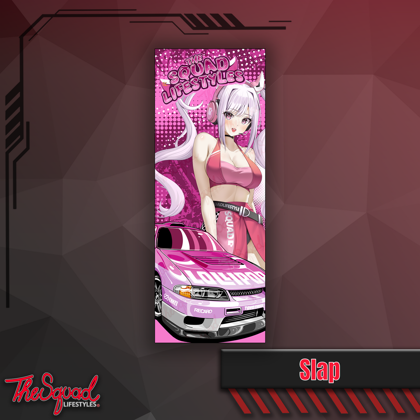 Race Queen Alice x GTR R33 Slap