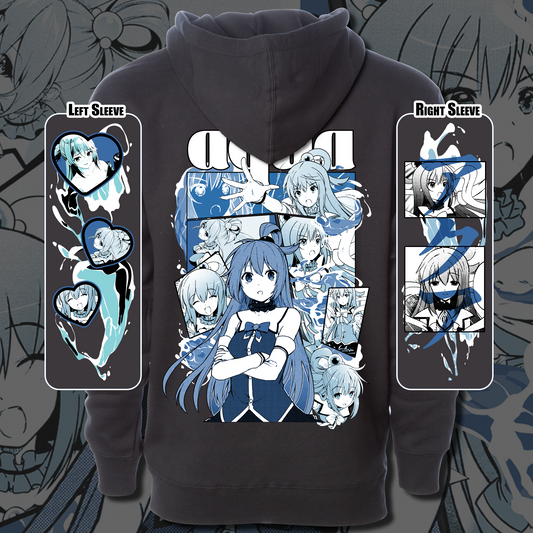 Aqua Manga Hoodie