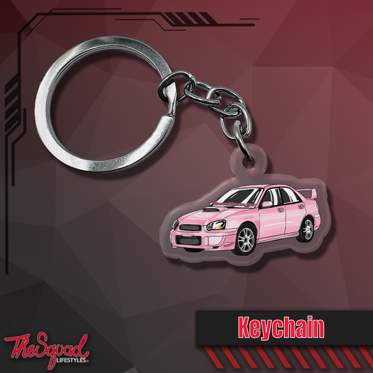 Blobeye STI Pink Keychain