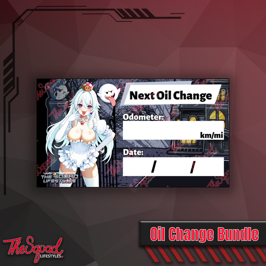 Boosette Oil Change Sticker