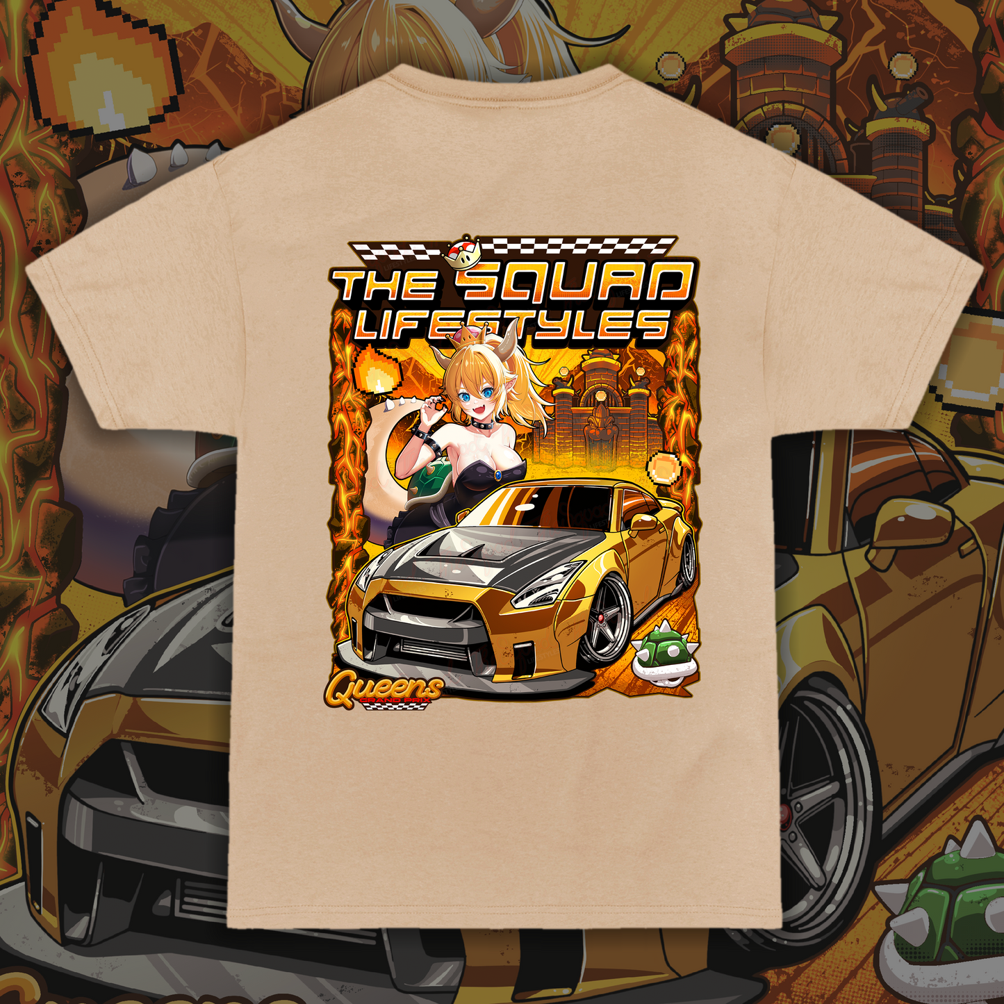 Bowsette x GTR Grand Prix T-Shirt