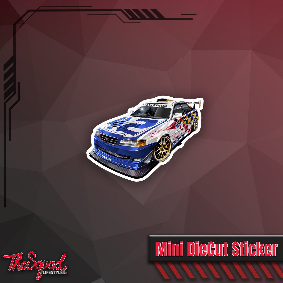 Chaser Racer Uma Mini Sticker