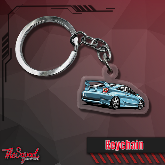 Celica Blue Keychain