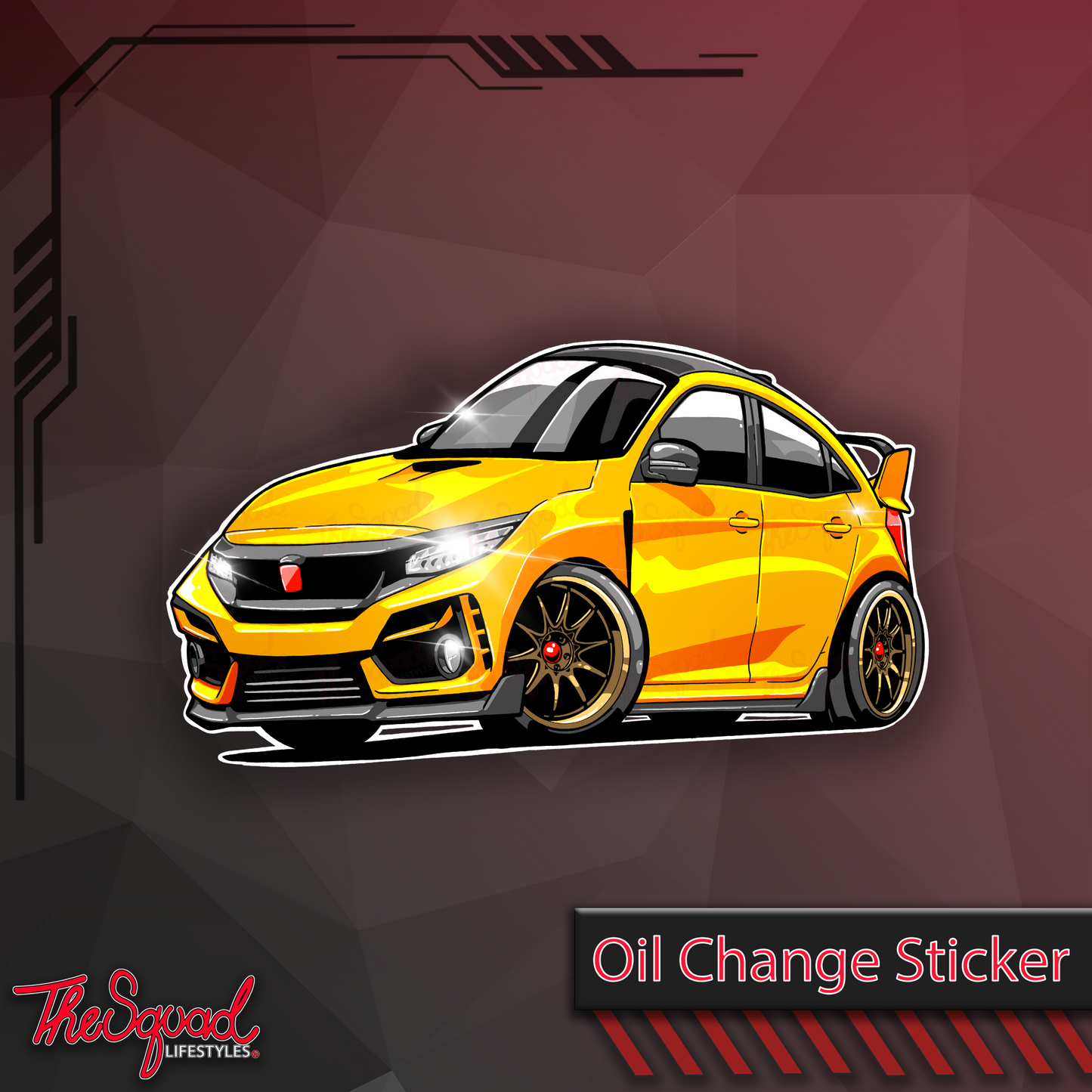 Chibi Type R Sticker
