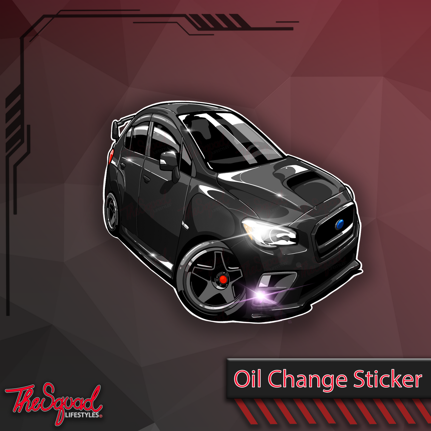 Chibi WRX STi Sticker