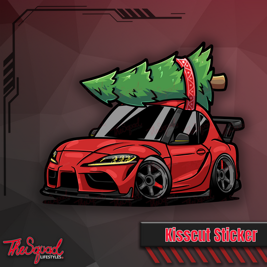 Tooned Christmas Supra Sticker