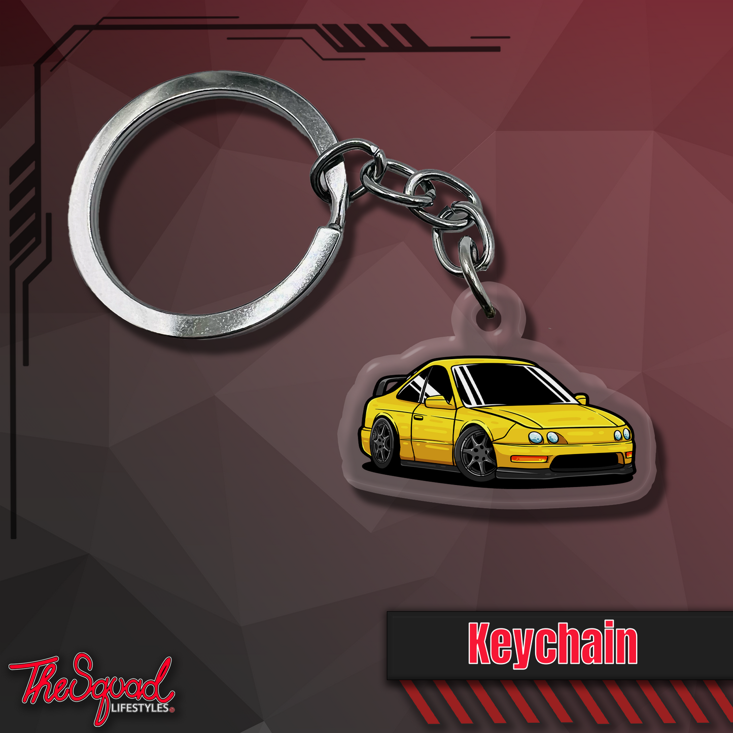 DC2 Integra Chibi Keychain