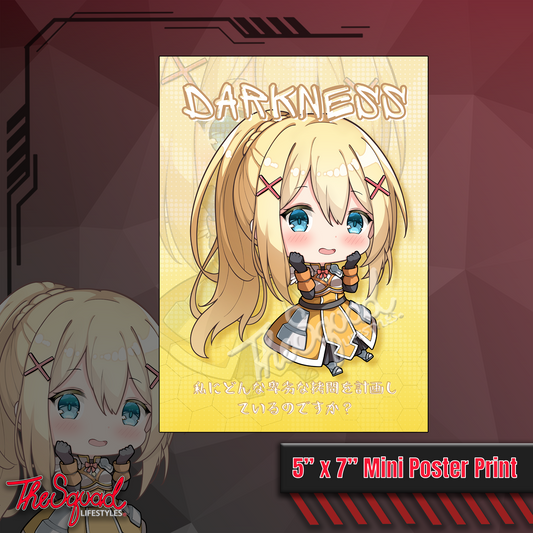 Pocket Waifu Darkness Chibi Print