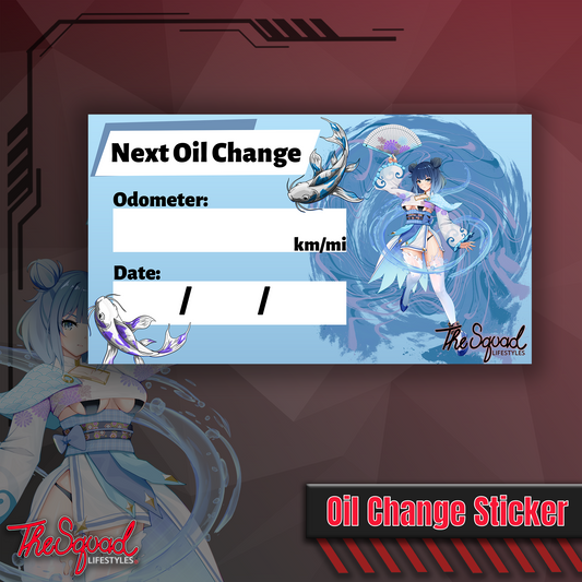 Emi Legends Oil Change Sticker