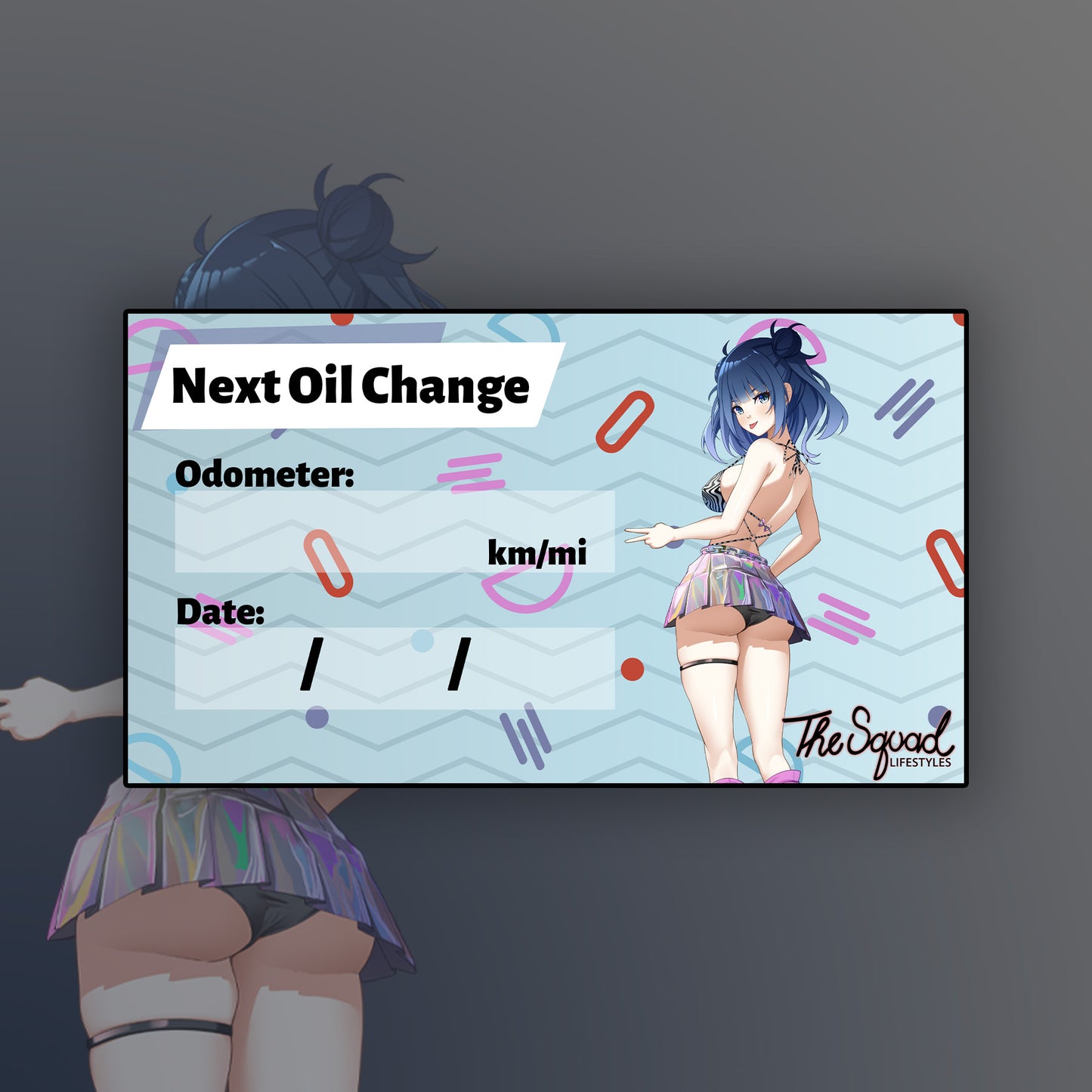Import Emi Oil Change Sticker