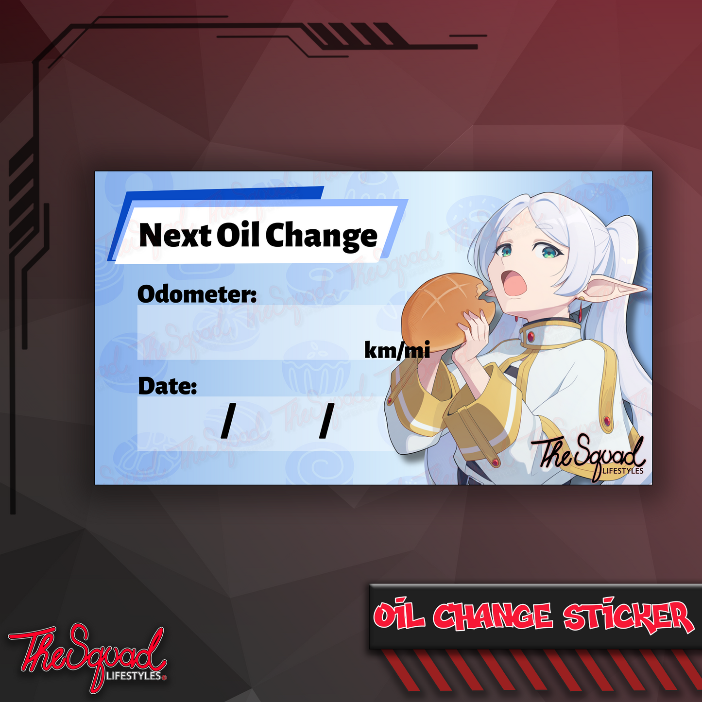 Festival Mage Elf Oil Change Sticker