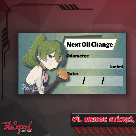 Foodie Mage Killer Oil Change Sticker