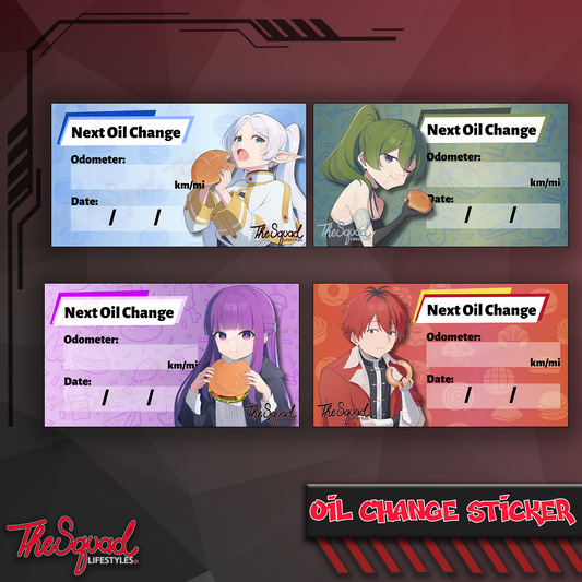 Foodie Mages Oil Change Sticker Bundle