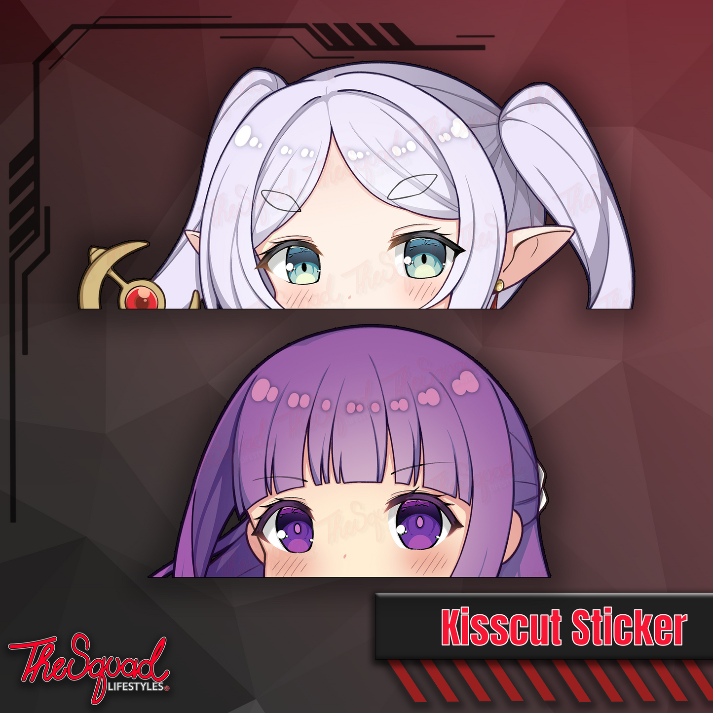 Mage Chibis Peeker Stickers