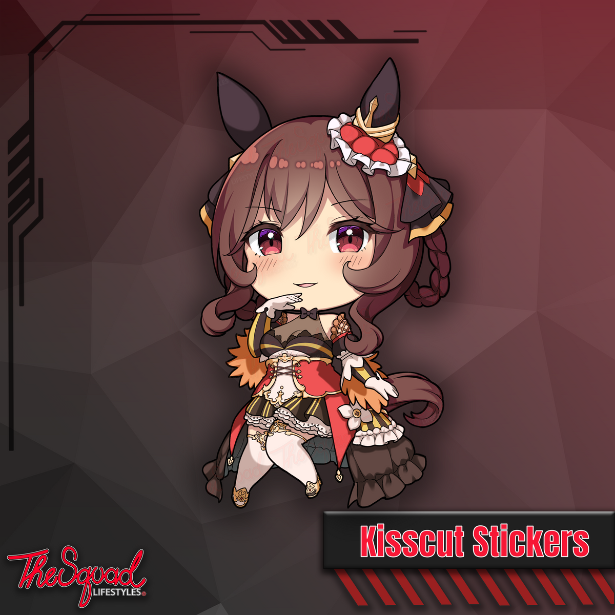Uma Pocket Waifus V5 Full Bodies Stickers