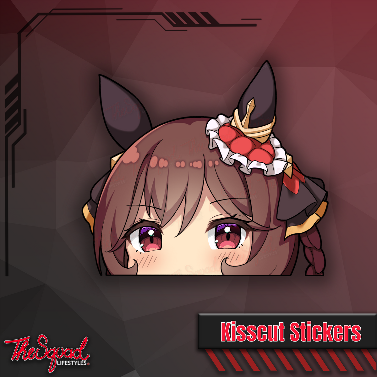 Uma Pocket Waifus V5 Peeker Stickers