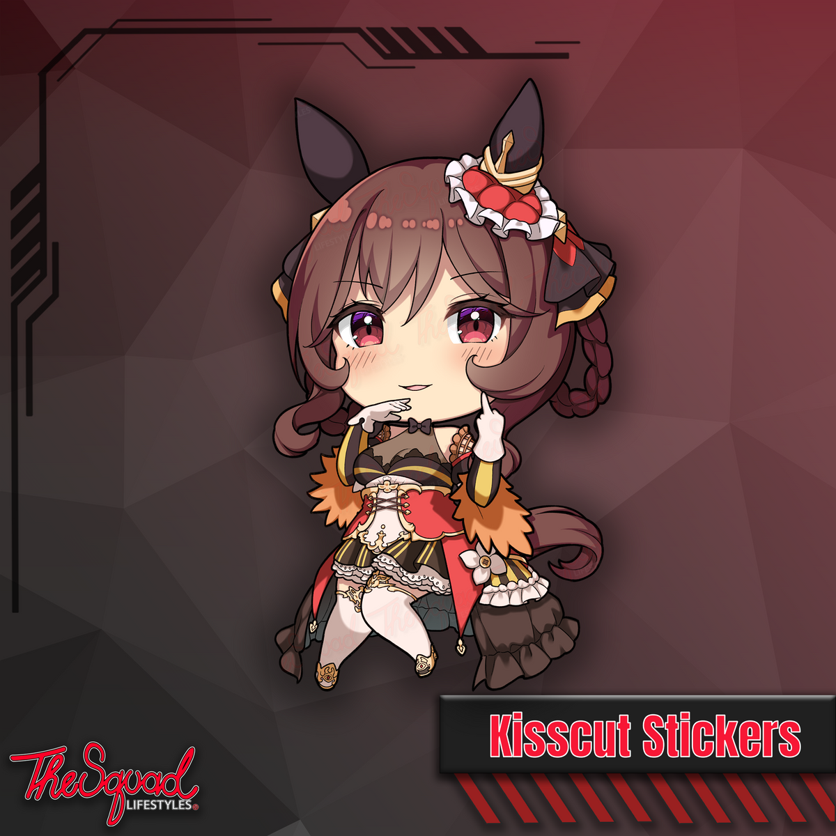 Uma Pocket Waifus V5 Full Bodies Stickers