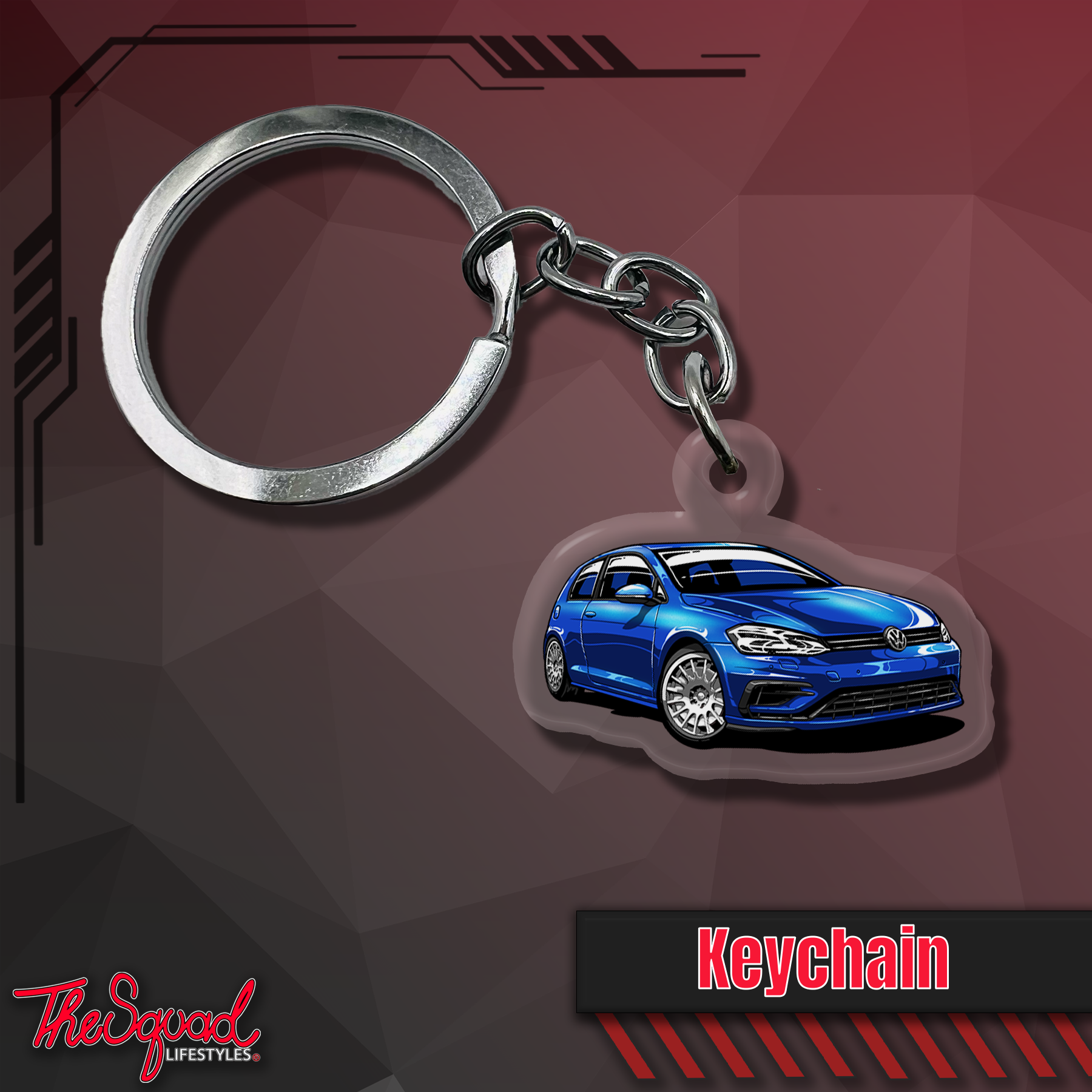 Golf R Keychain – TheSquadLLC