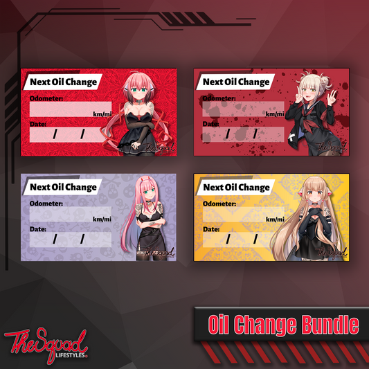Goth Girls V2 Oil Change Sticker Bundle