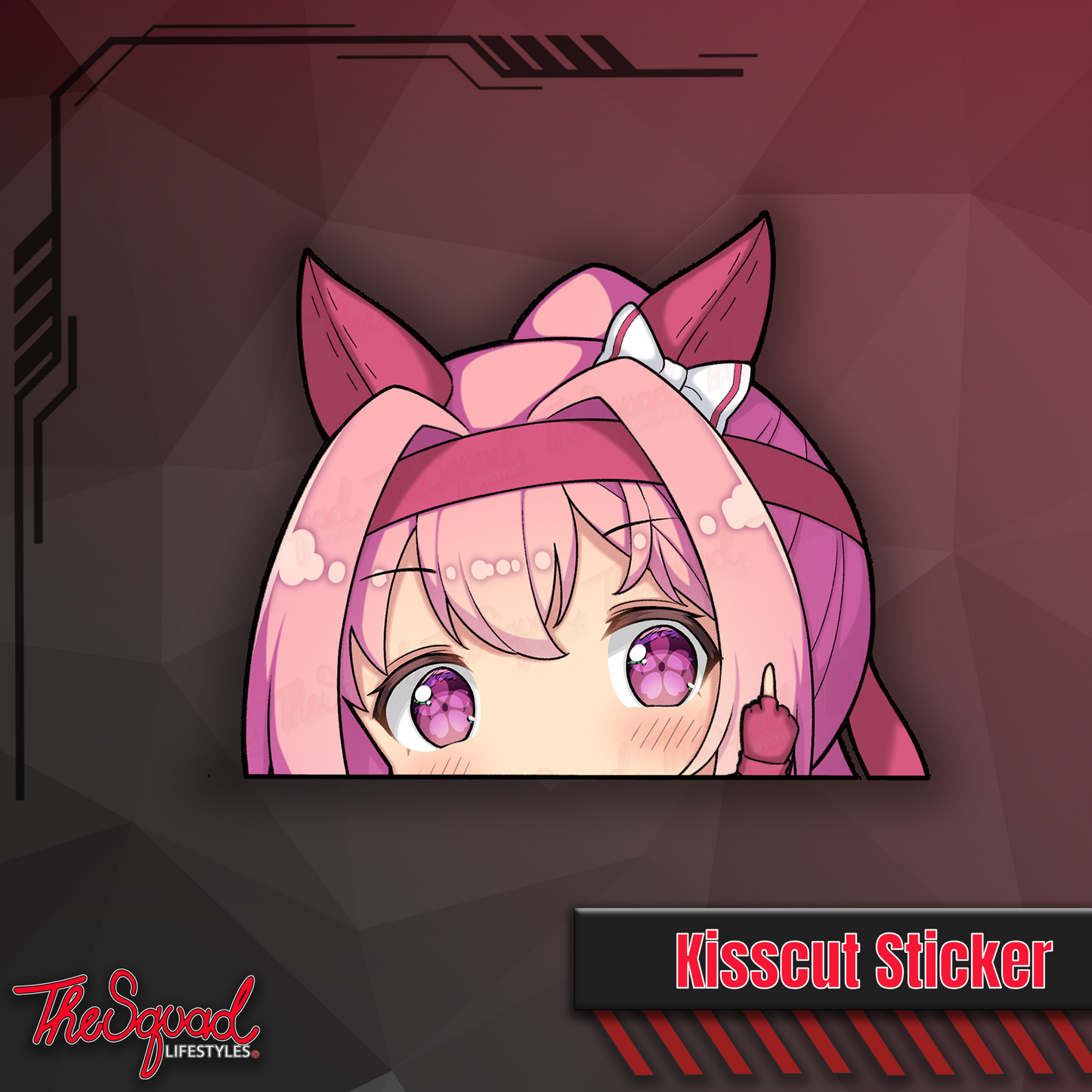 Uma Pocket Waifus V2 Peeker Stickers