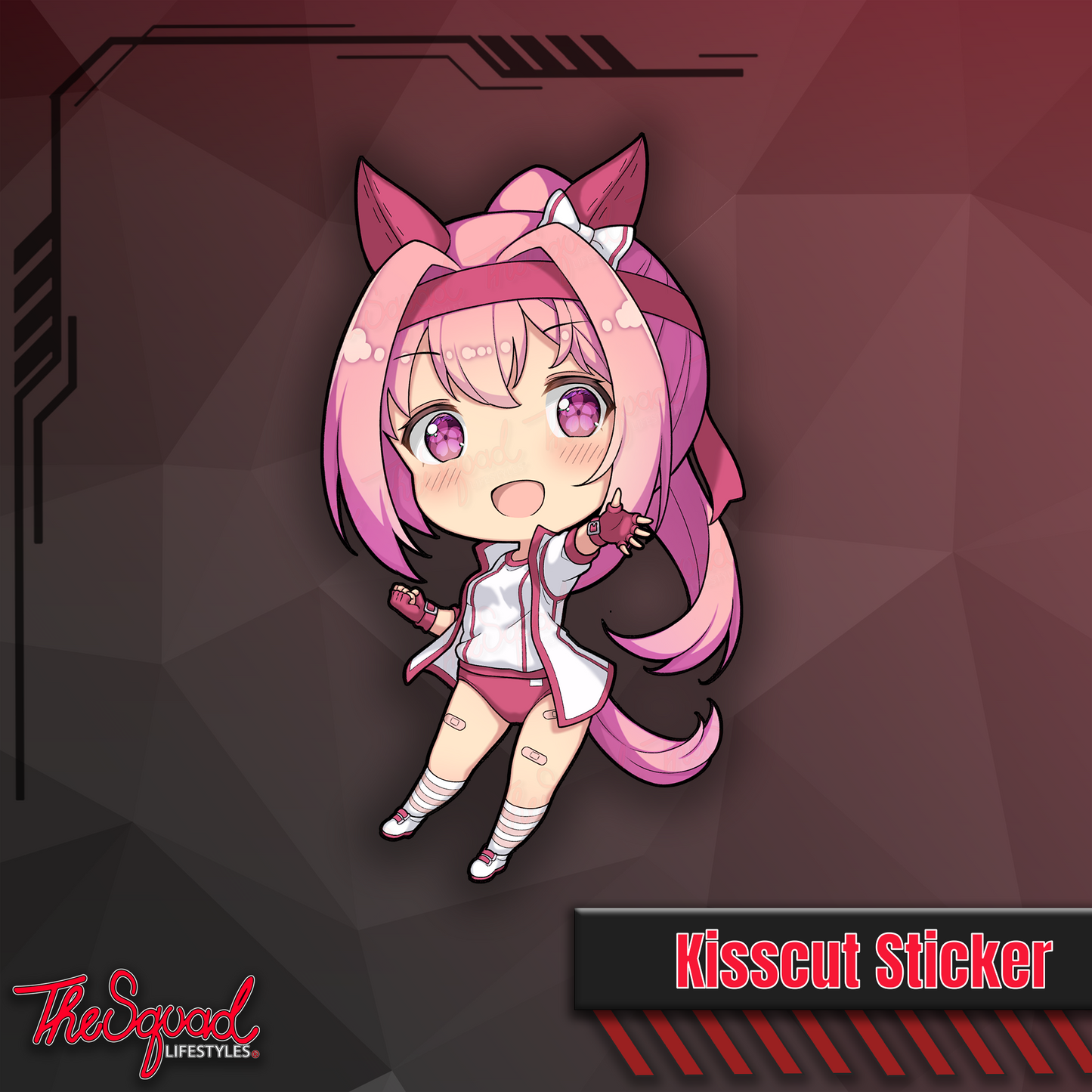 Uma Pocket Waifus V2 Full Bodies Stickers