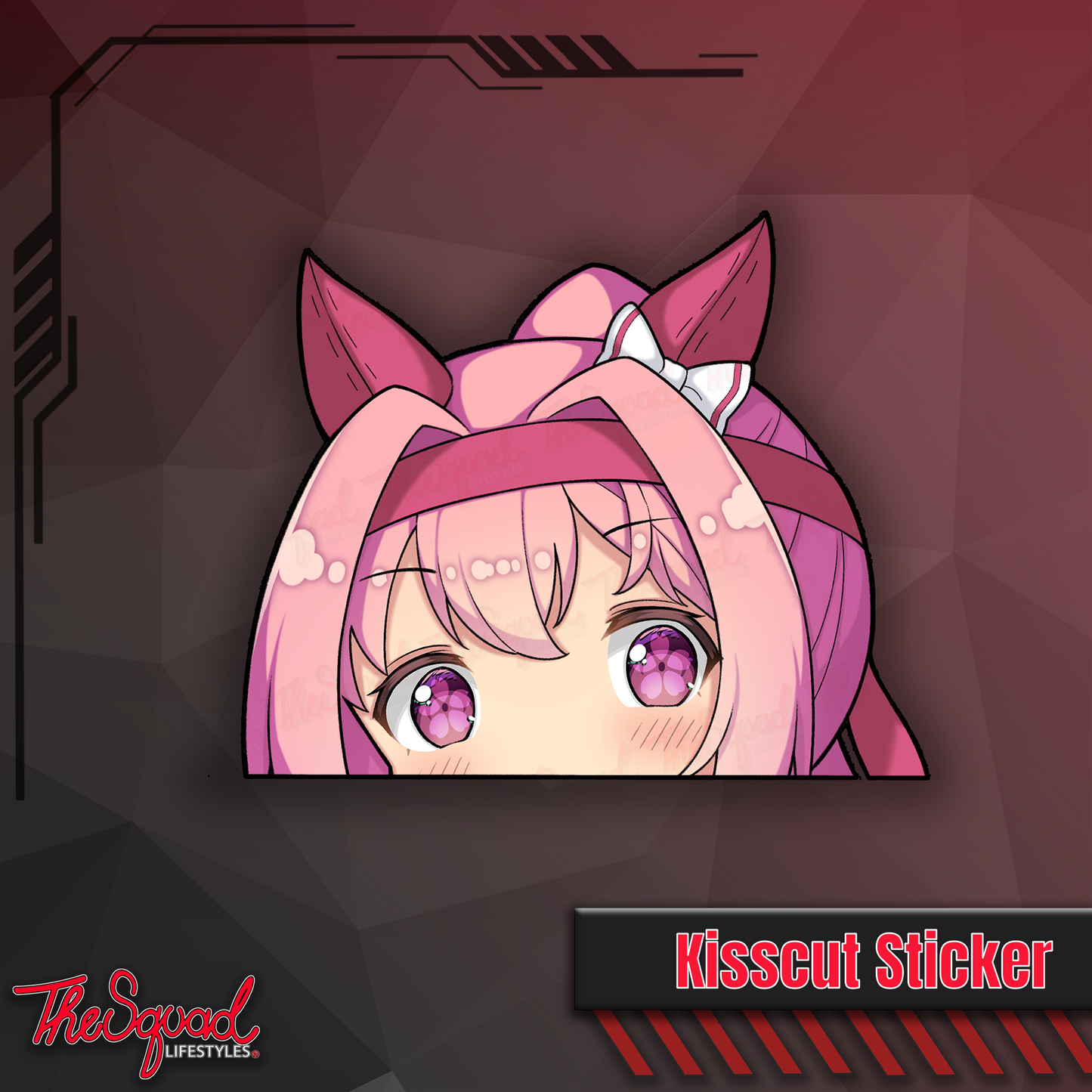 Uma Pocket Waifus V2 Peeker Stickers