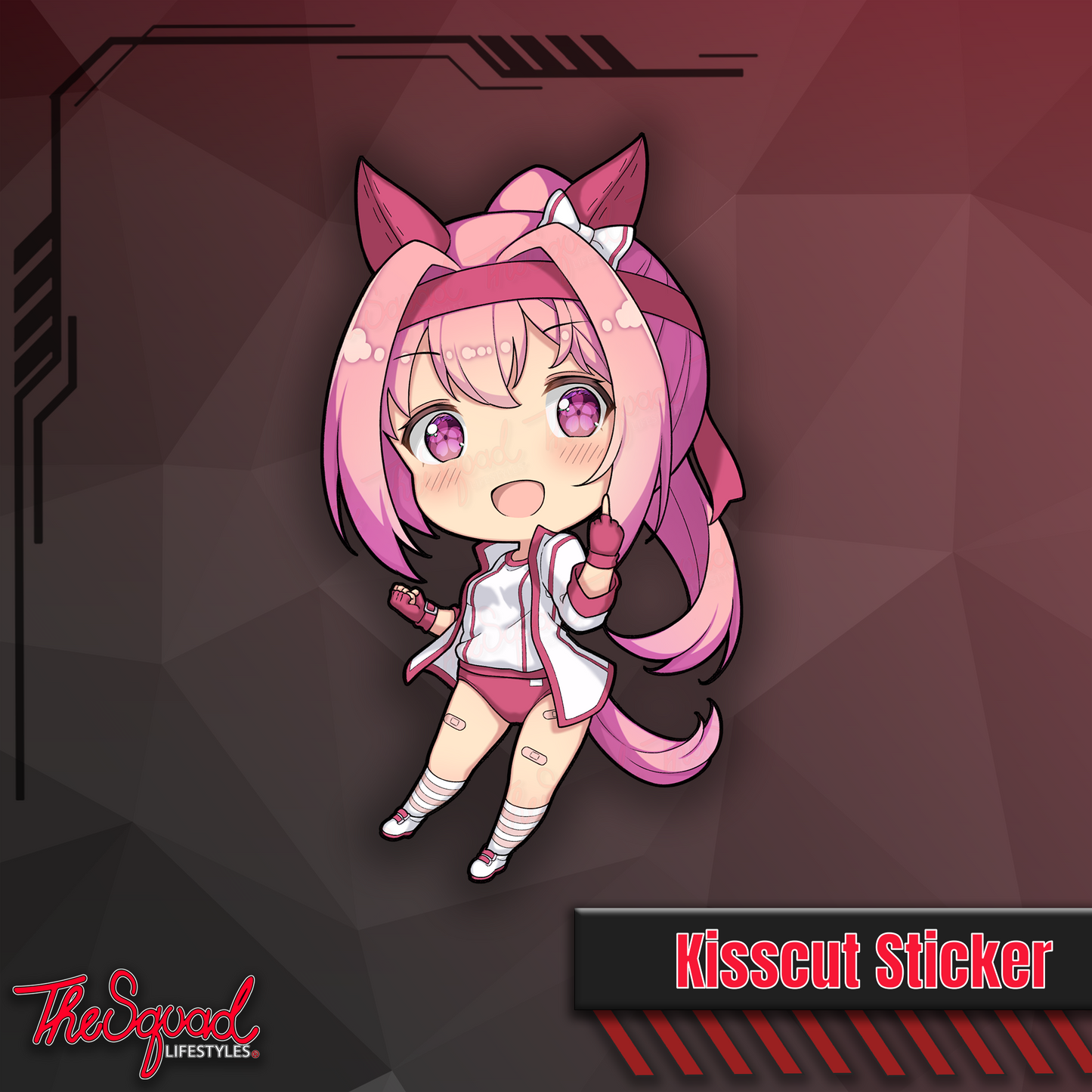Uma Pocket Waifus V2 Full Bodies Stickers