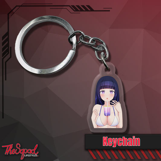 ABG (Anime Boba Girl) Hinata Keychain