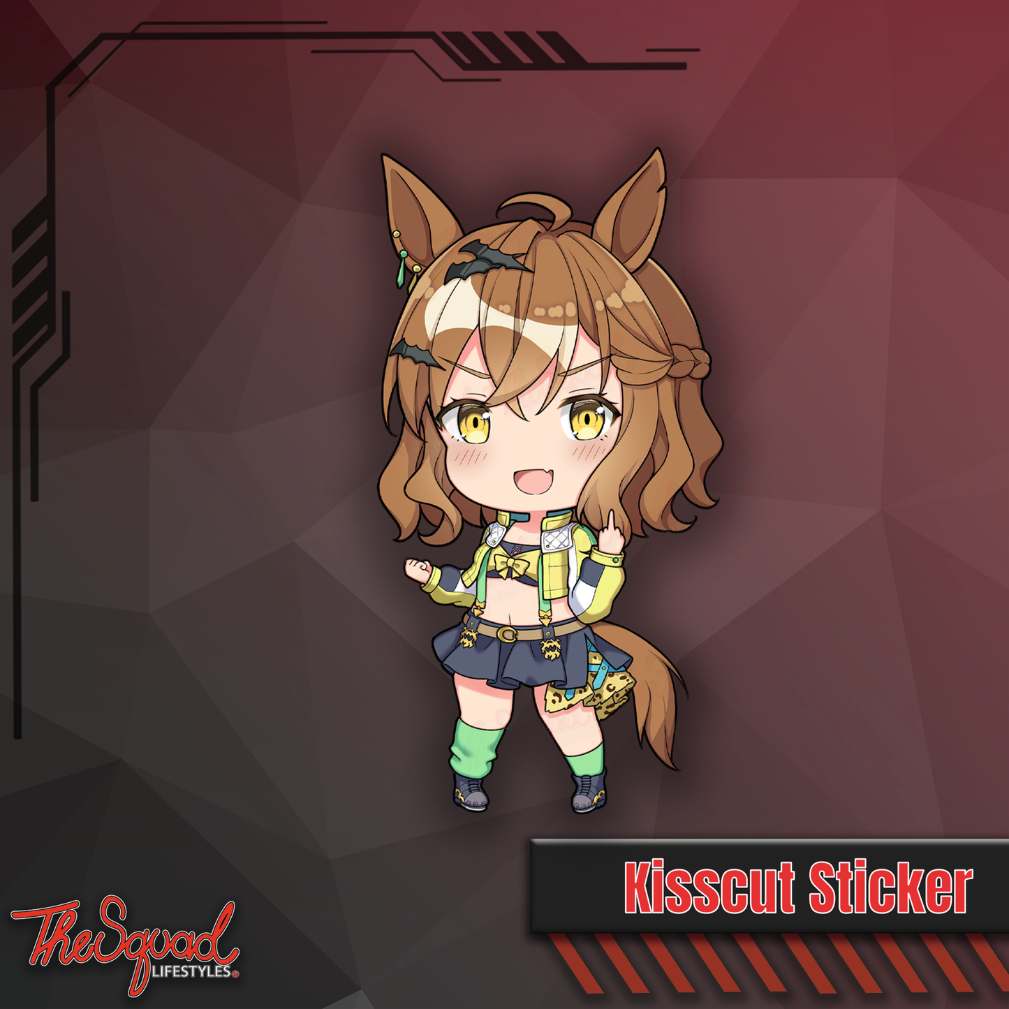 Uma Pocket Waifus V3 Full Bodies Stickers