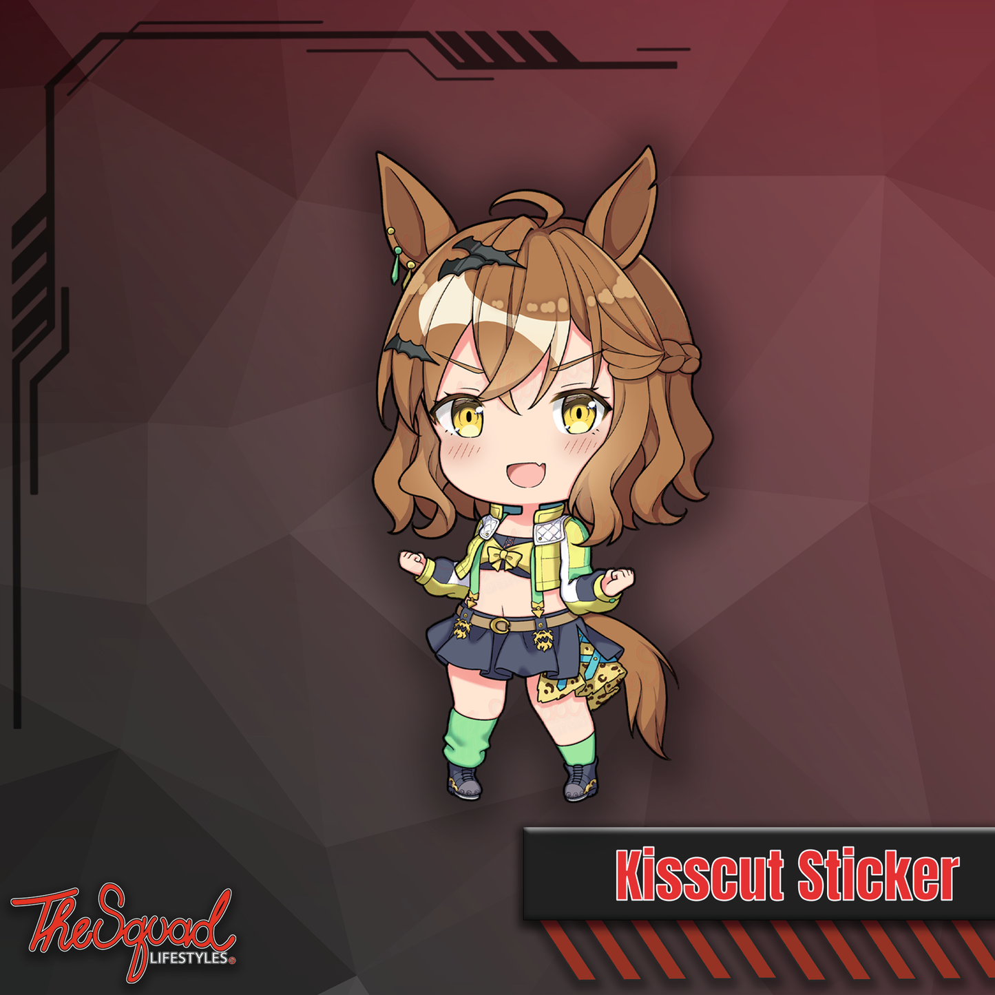 Uma Pocket Waifus V3 Full Bodies Stickers