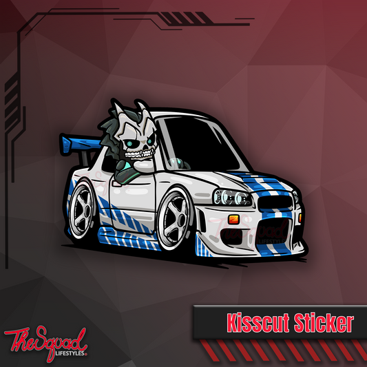 Kaiju Car Sticker