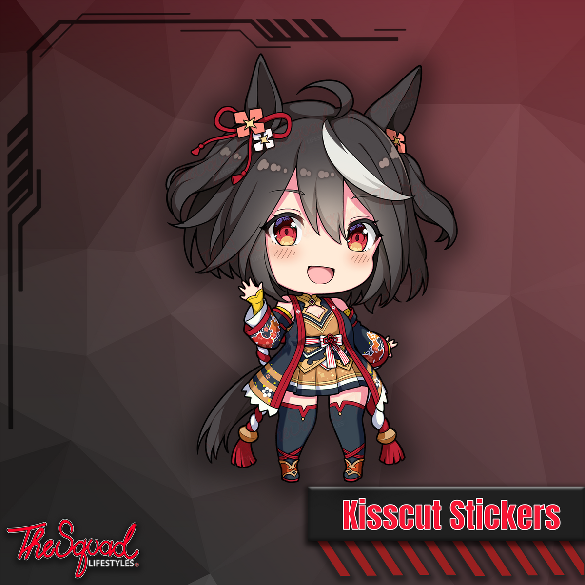 Uma Pocket Waifus V5 Full Bodies Stickers