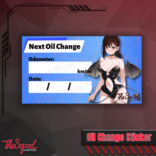 Kobeni Succubus Oil Change Sticker