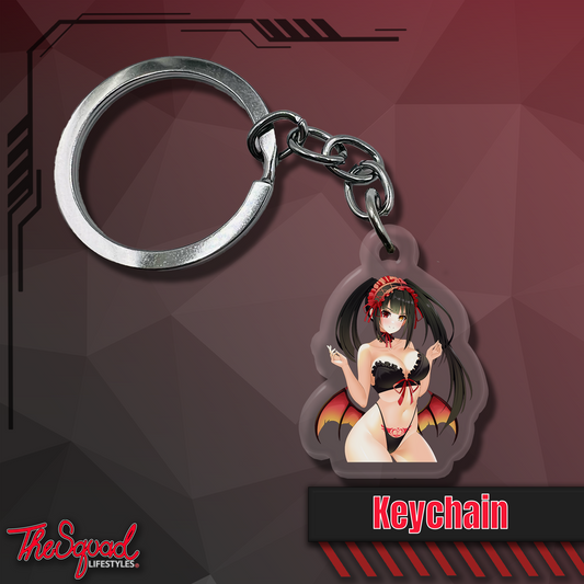 Succubus Kurumi Keychain