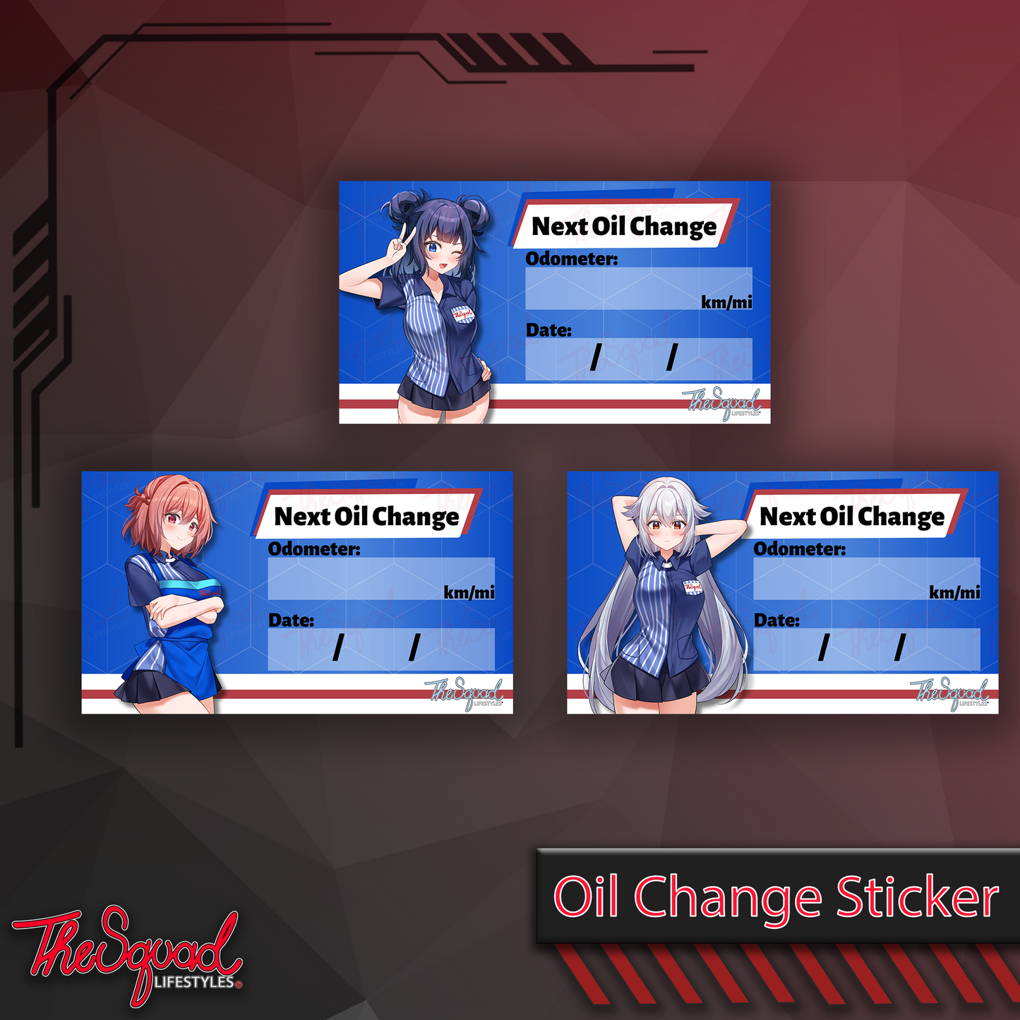 Lawsons Oil Change Sticker Bundle