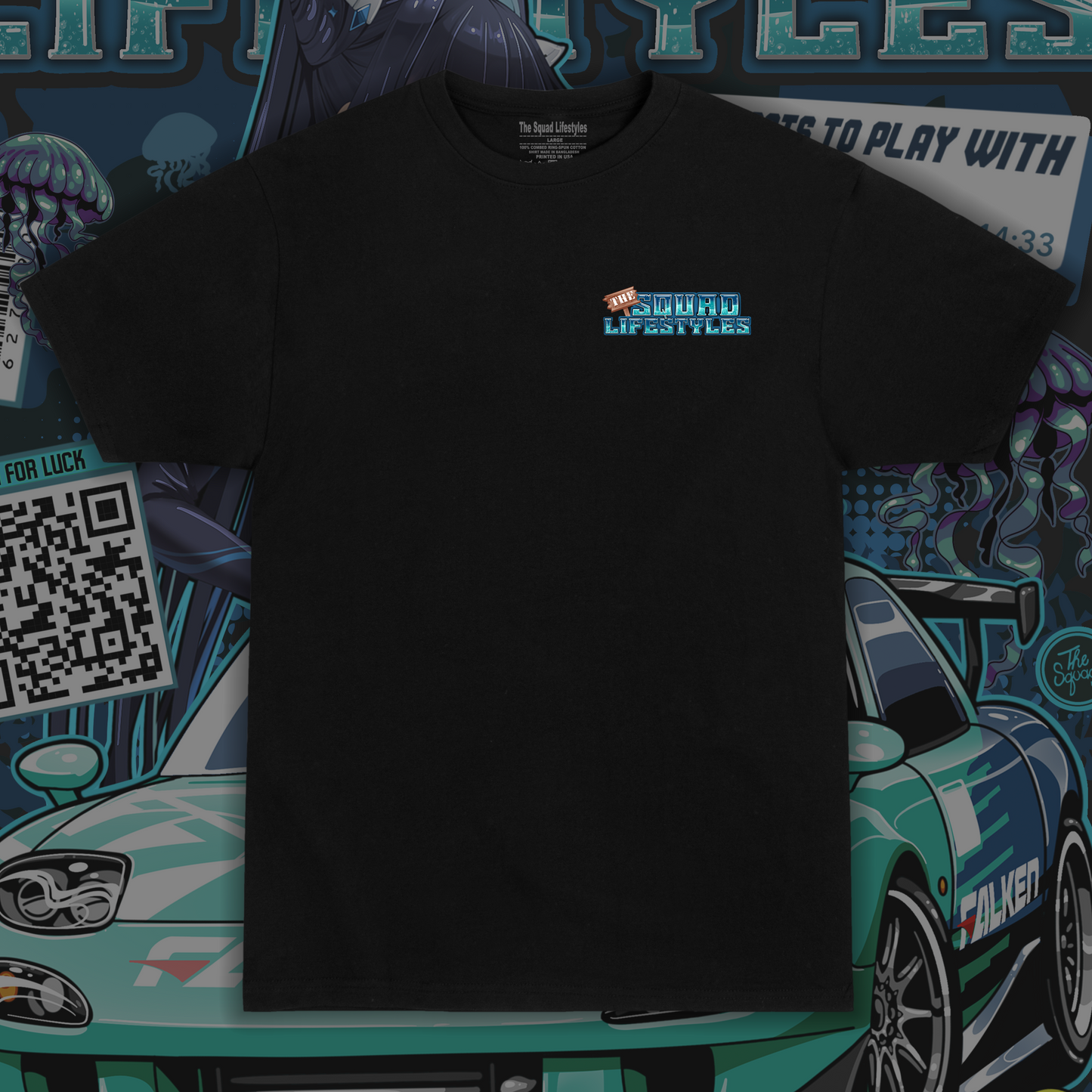 Race Queen Mermaid x RX7 FD T-Shirt