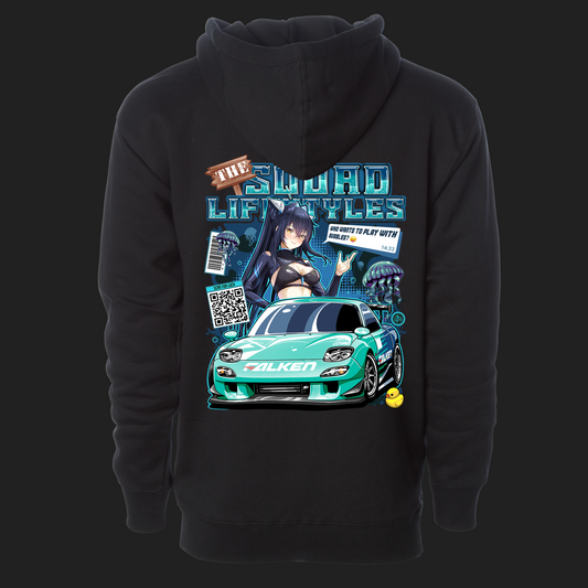 Race Queen Mermaid x RX7 FD Hoodie
