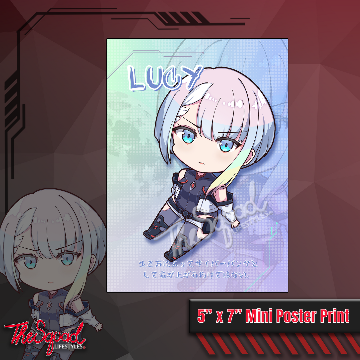 Pocket Waifu Lucy Chibi Print