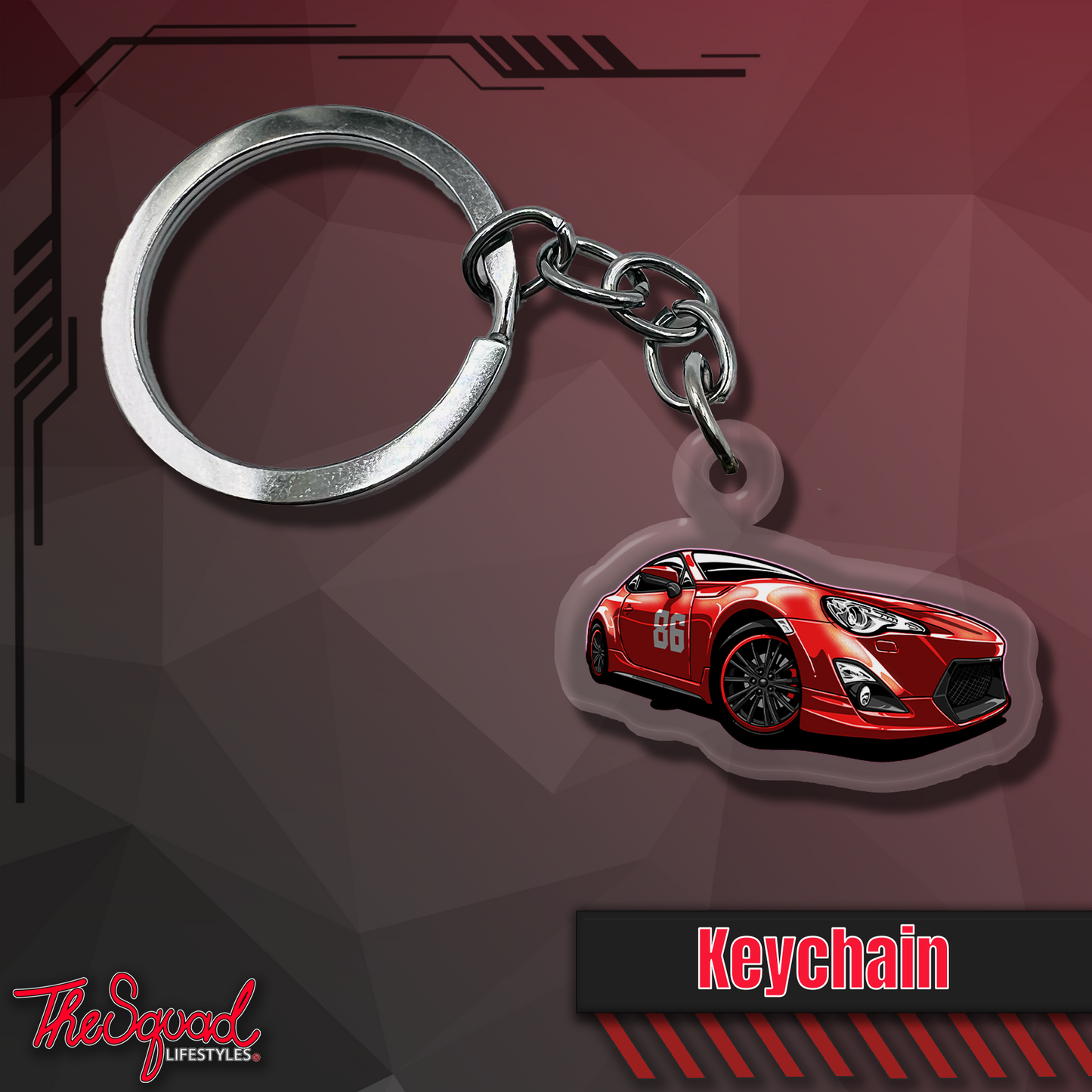 MFG GT86 Keychain