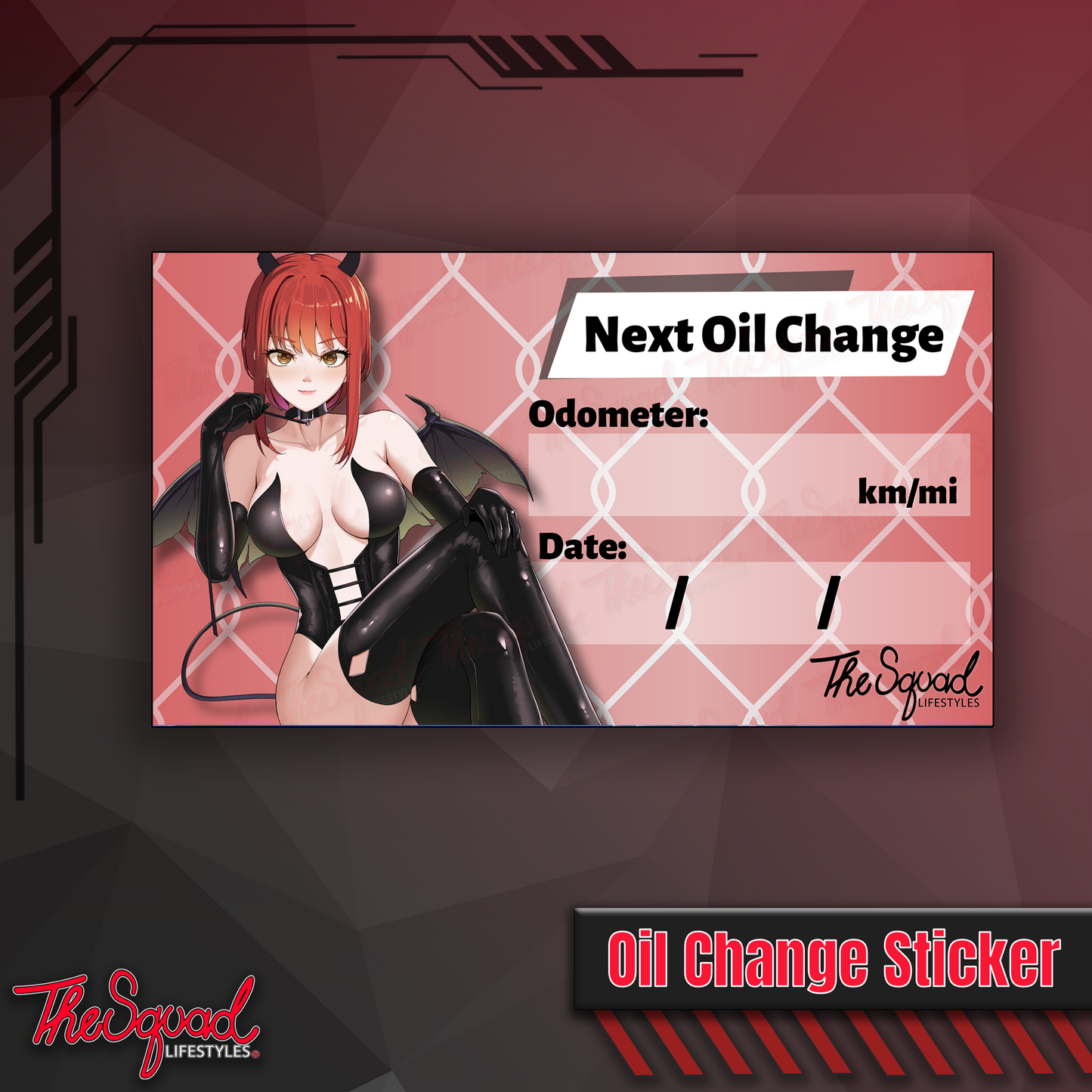 Makim@ Succubus Oil Change Sticker