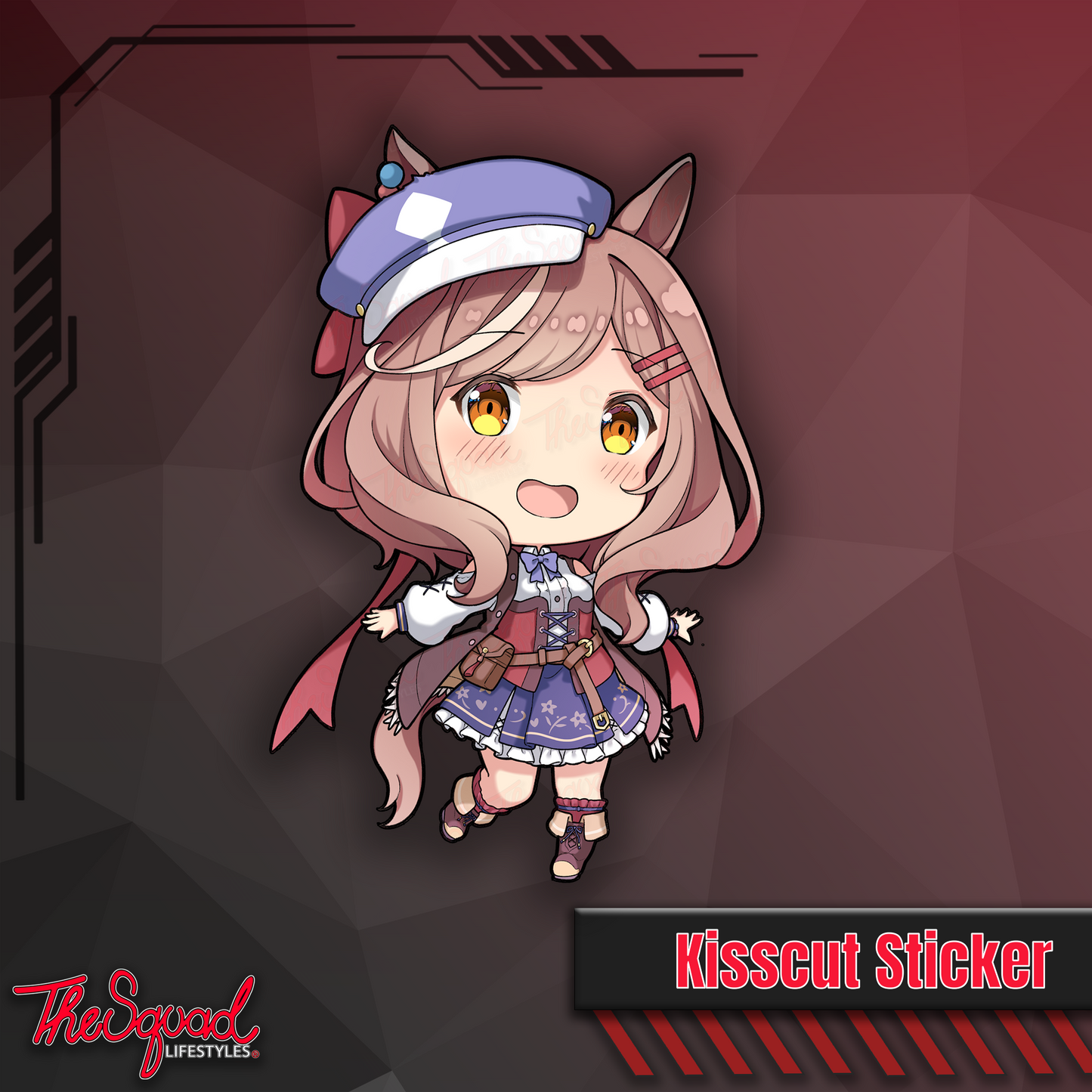 Uma Pocket Waifus V2 Full Bodies Stickers