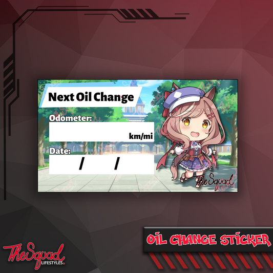 Mambo Oil Change Sticker