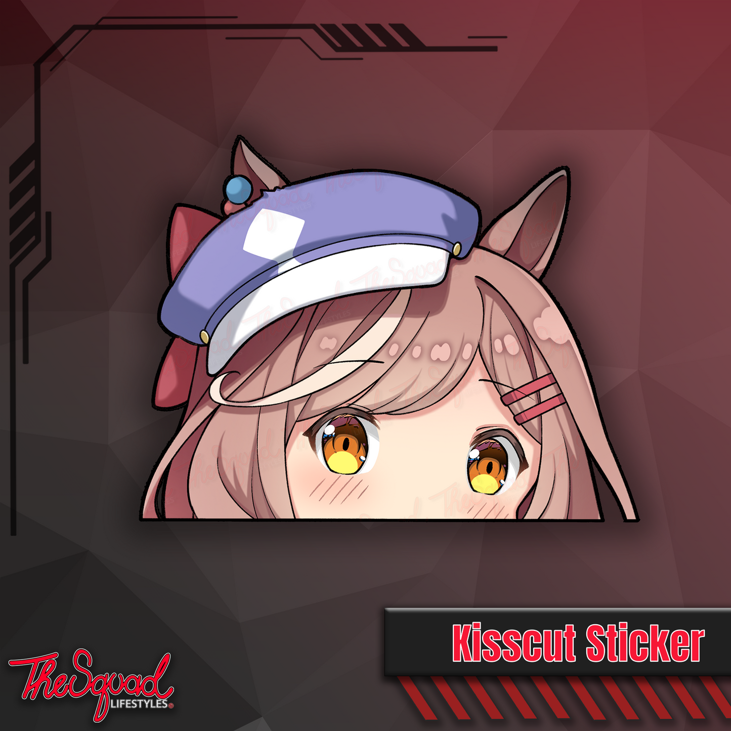 Uma Pocket Waifus V2 Peeker Stickers