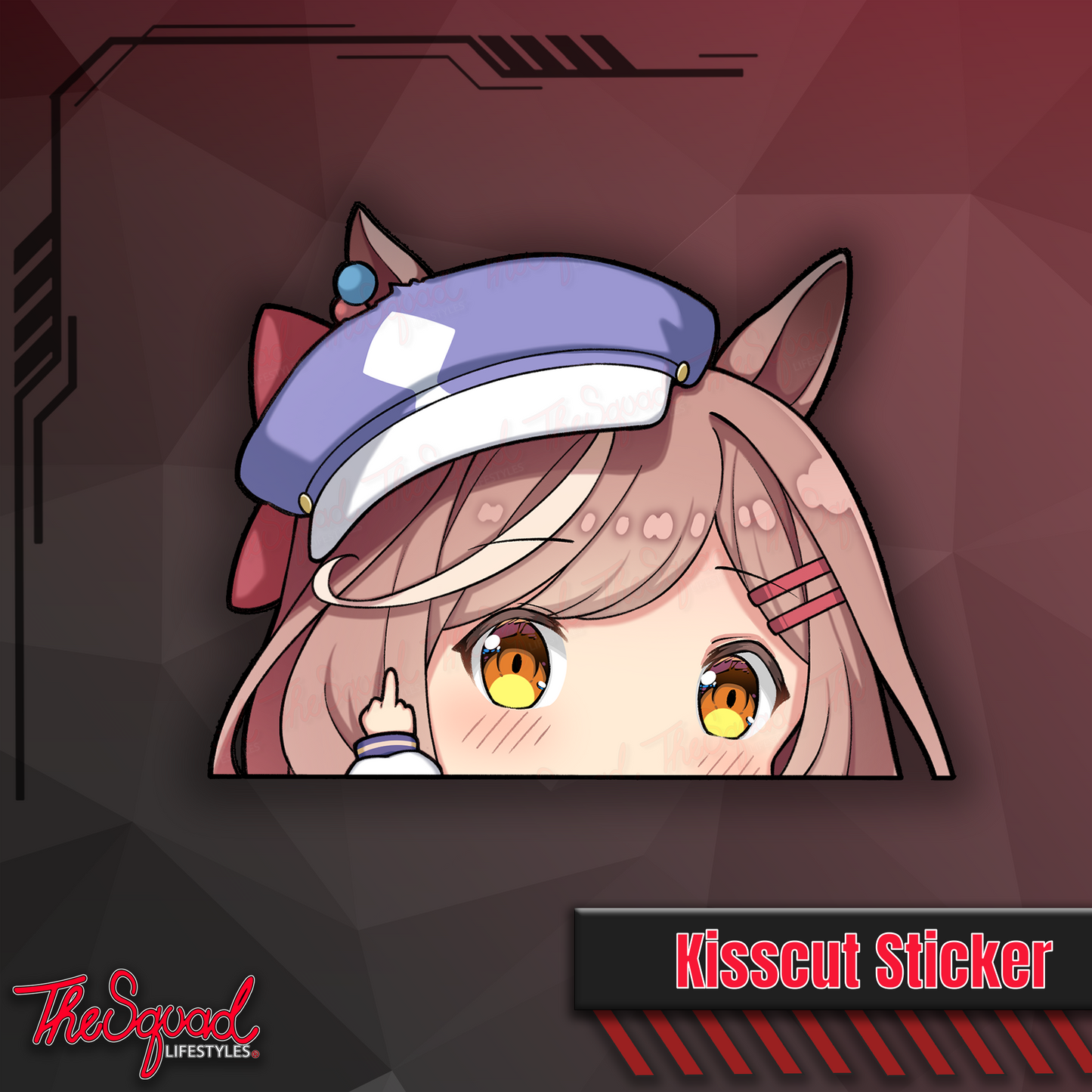 Uma Pocket Waifus V2 Peeker Stickers