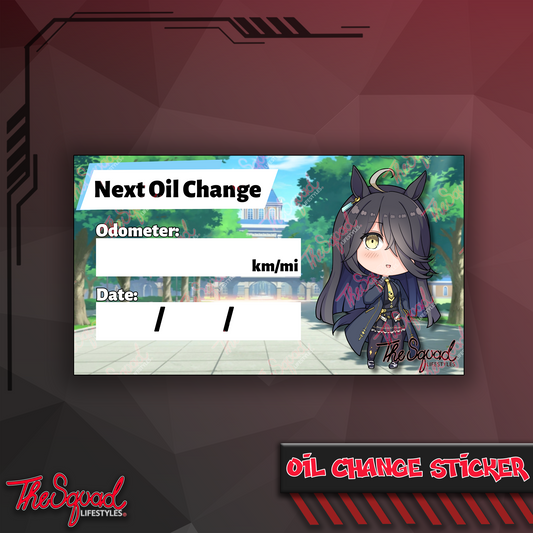 ManhattanCafe Oil Change Sticker