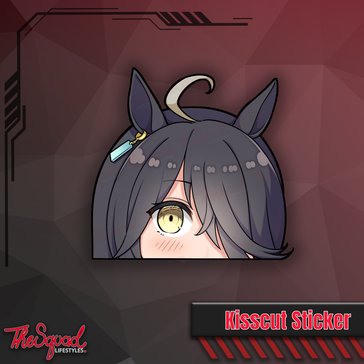 Uma Pocket Waifus V2 Peeker Stickers