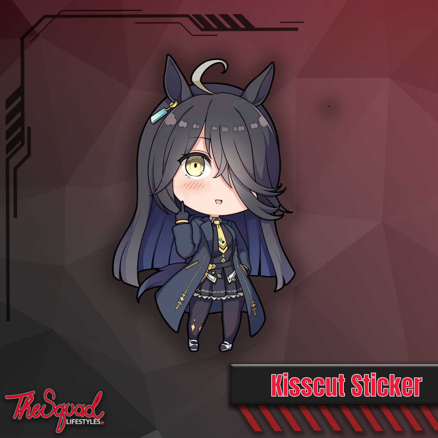 Uma Pocket Waifus V2 Full Bodies Stickers
