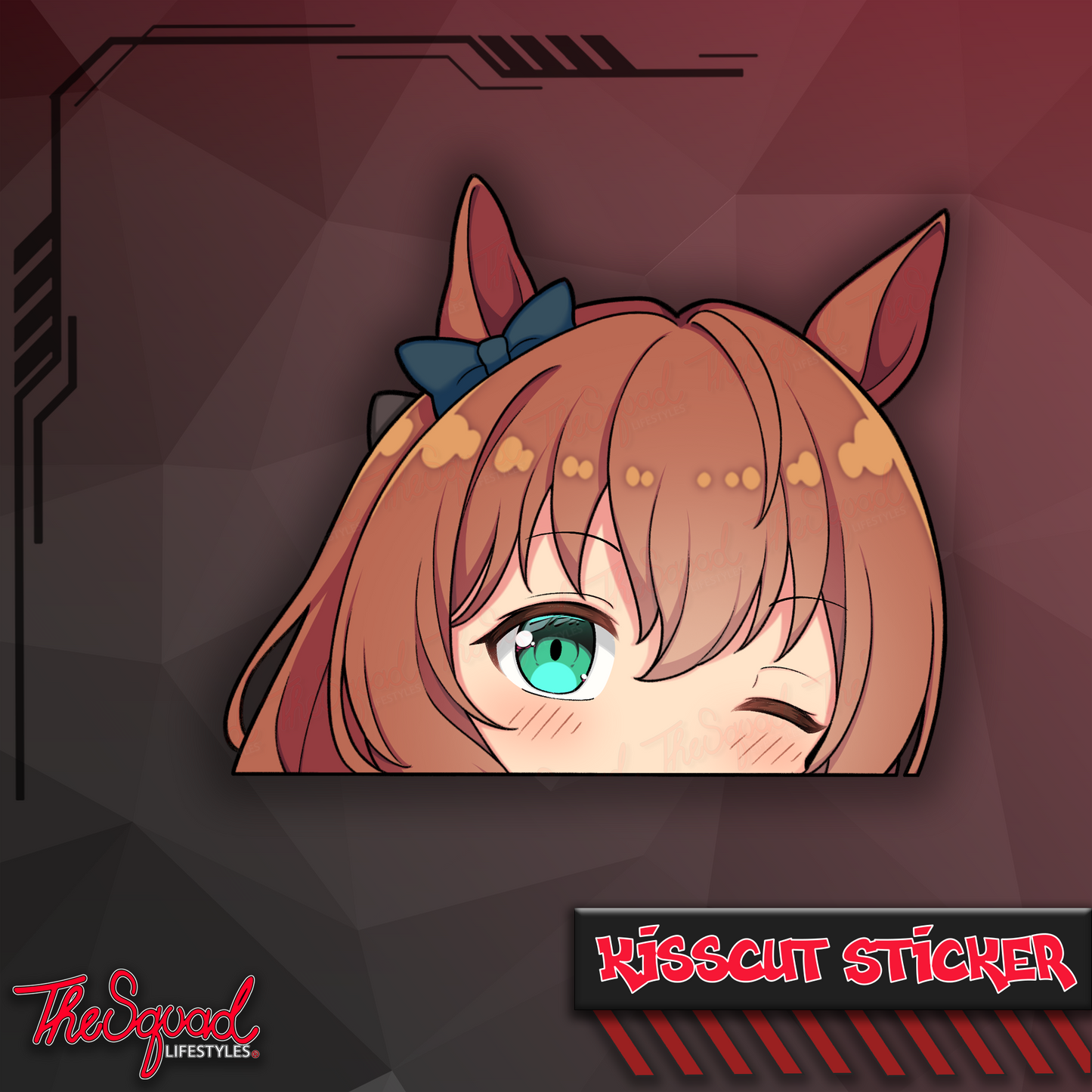 Uma Pocket Waifus V4 Peeker Stickers