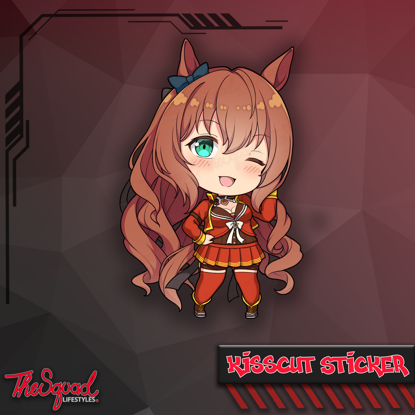 Uma Pocket Waifus V4 Full Bodies Stickers