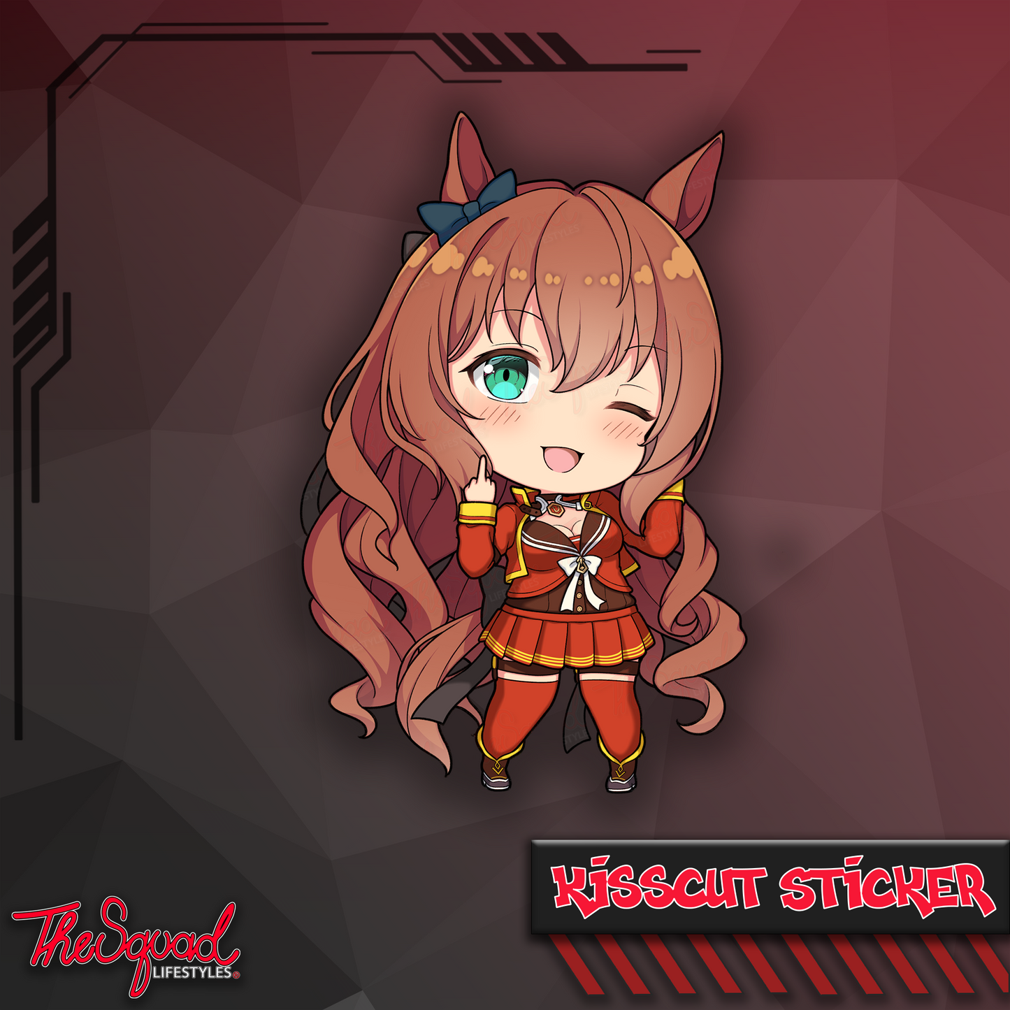 Uma Pocket Waifus V4 Full Bodies Stickers